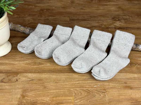 Alpaka Socken in beige für Babies und Kinder
